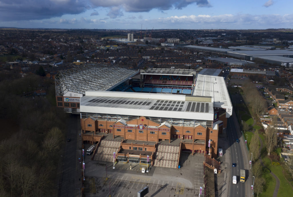 Aerial Views Of Villa Park