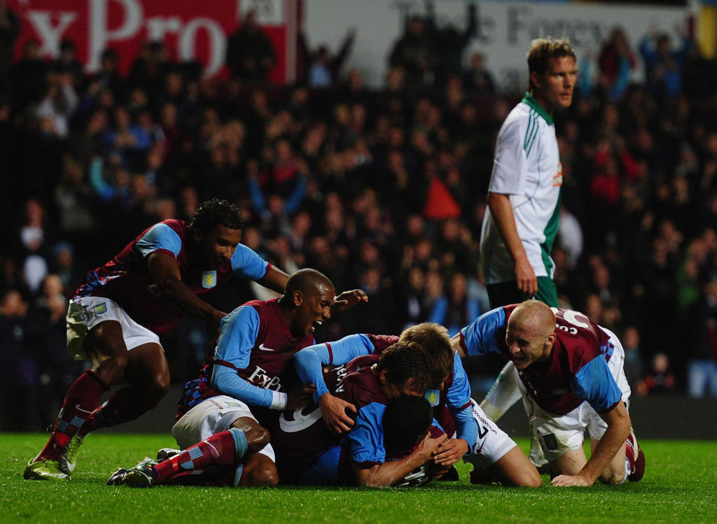 Aston Villa v SK Rapid Vienna - UEFA Europa League Play Off