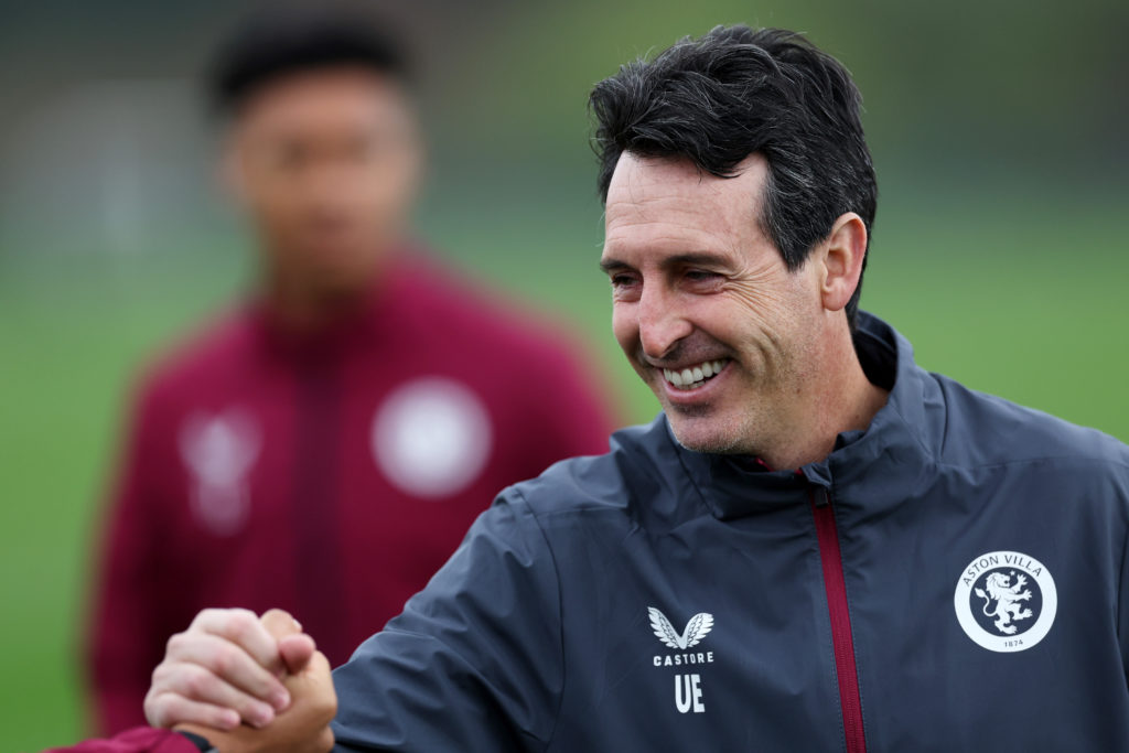 Aston Villa FC Training Session And Press Conference - UEFA Europa Conference League 2023/24