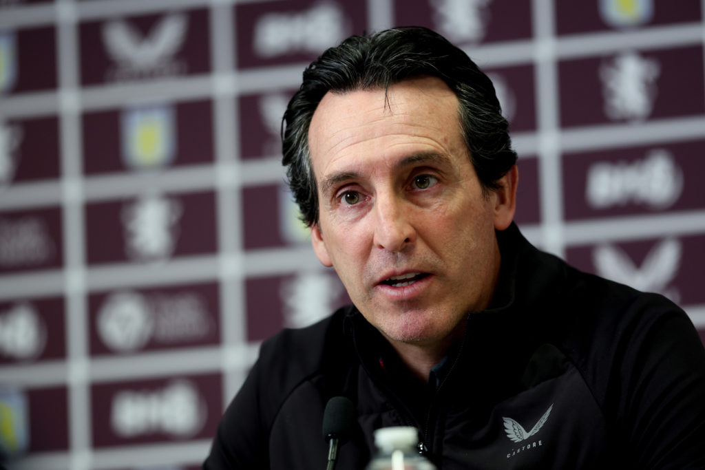 Aston Villa Training Session and Press Conference