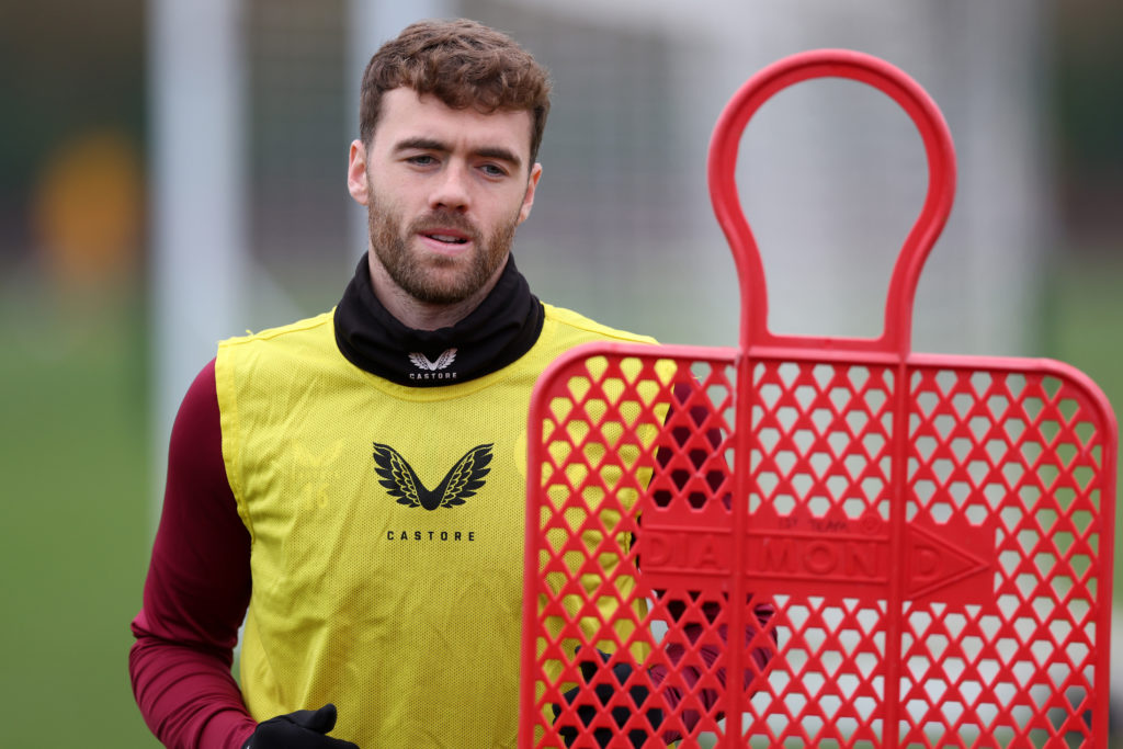 Aston Villa Training Session and Press Conference