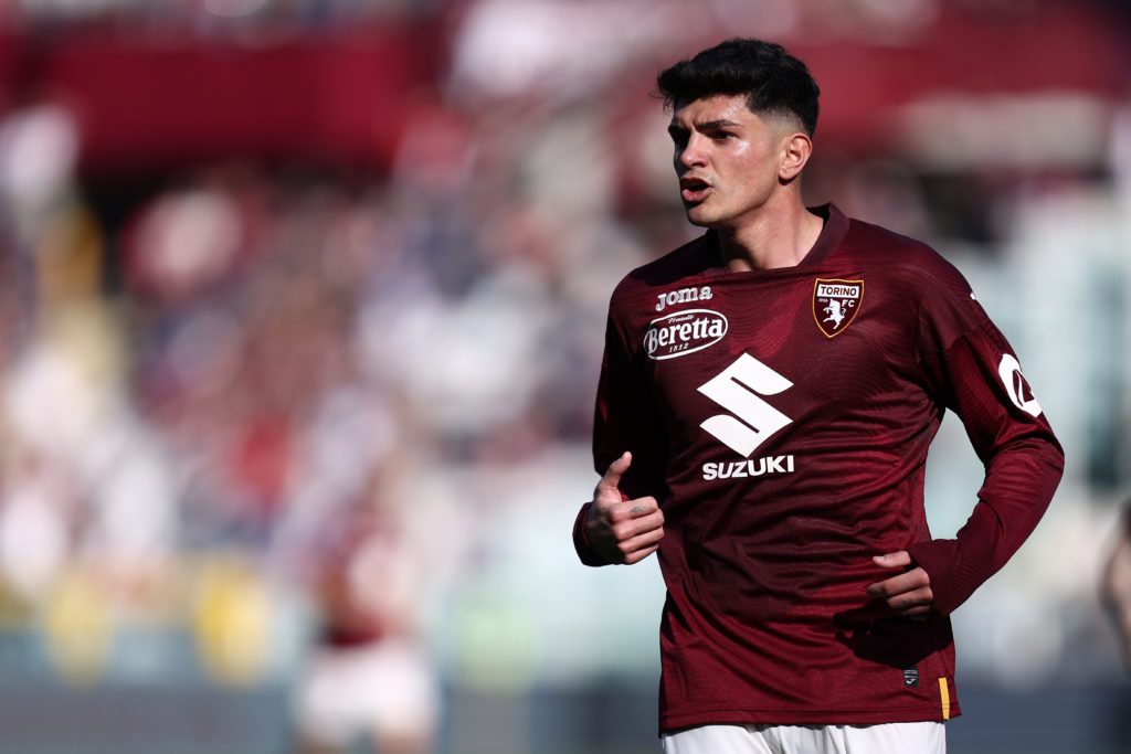 Raoul Bellanova of Torino Fc looks on during the Serie A