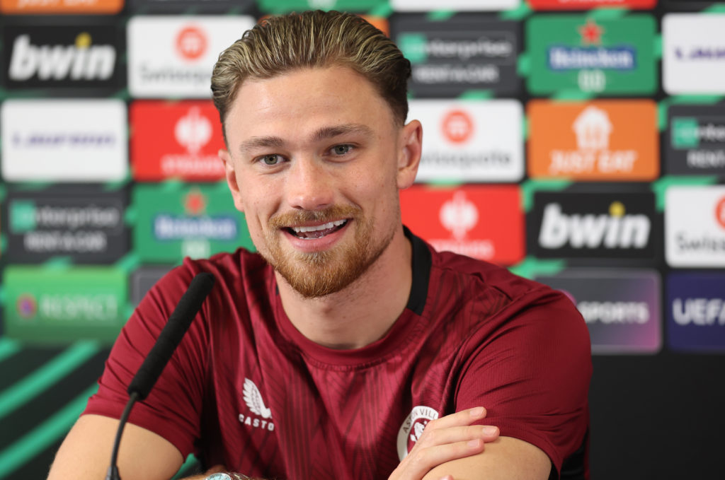 Aston Villa Training Session & Press Conference - UEFA Europa Conference League 2023/24
