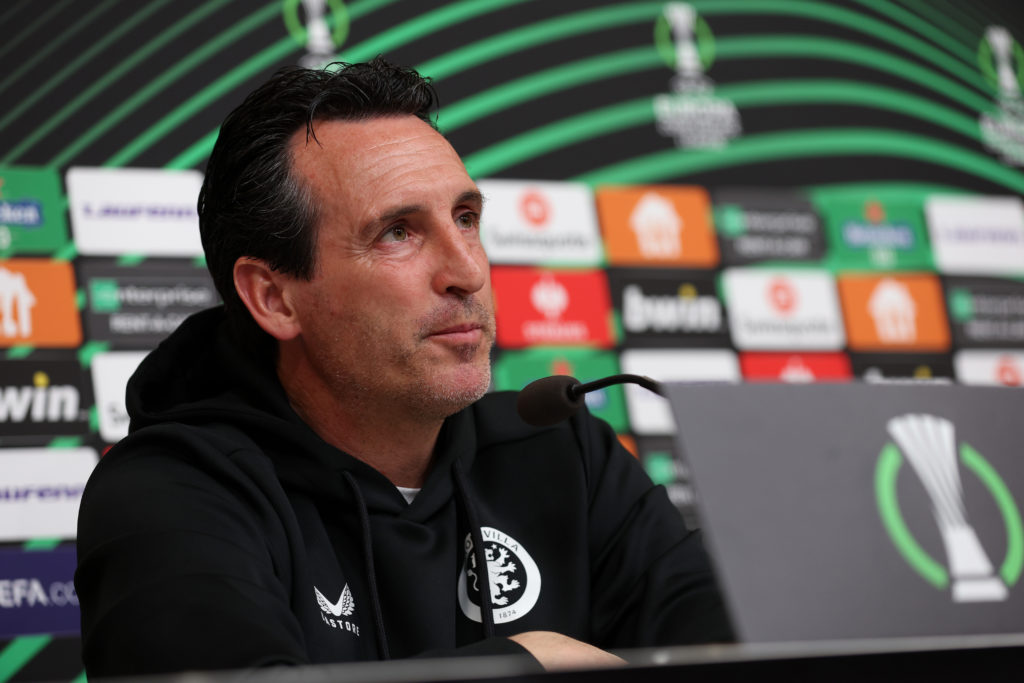 Aston Villa Training Session & Press Conference - UEFA Europa Conference League 2023/24