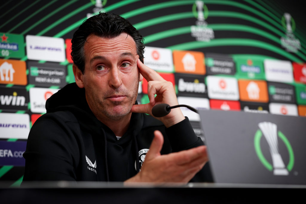 Aston Villa Training Session & Press Conference - UEFA Europa Conference League 2023/24