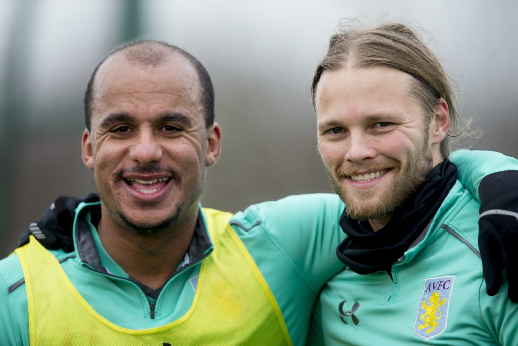 Aston Villa Training and Press Conference