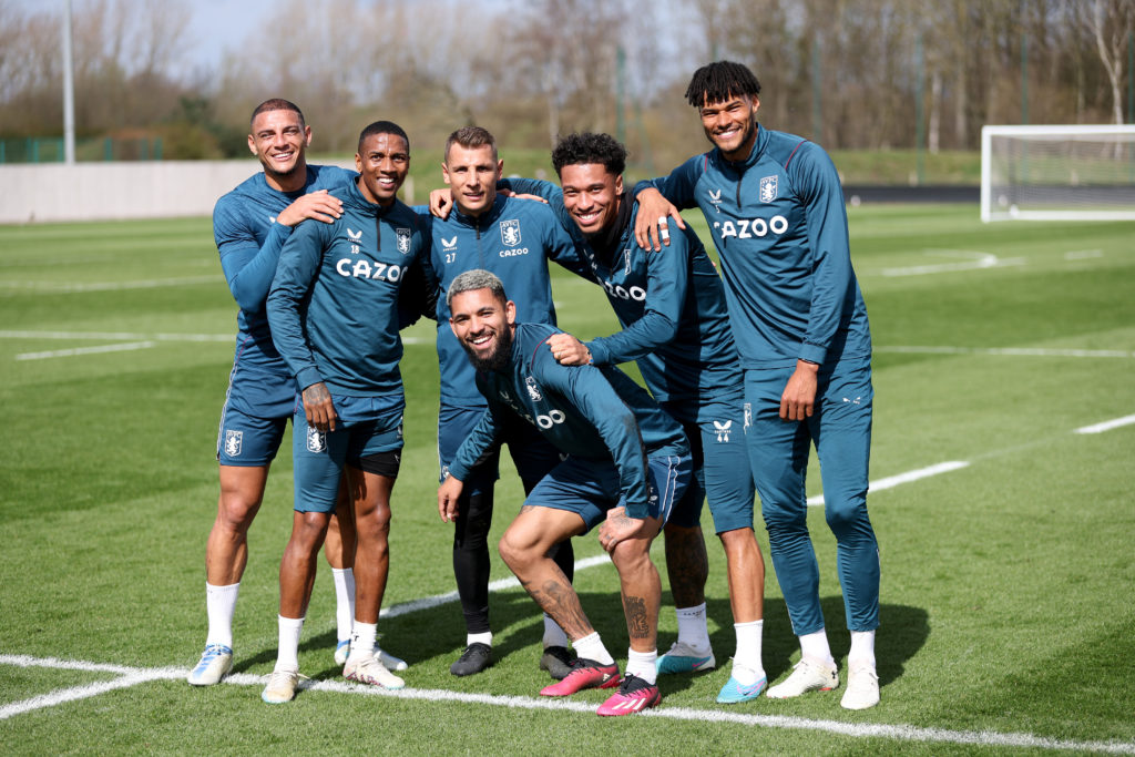 Aston Villa Training Session