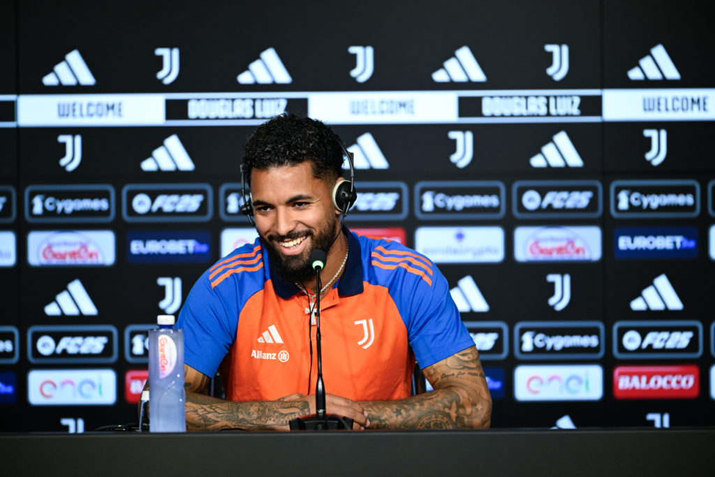 Juventus Player Douglas Luiz Press Conference