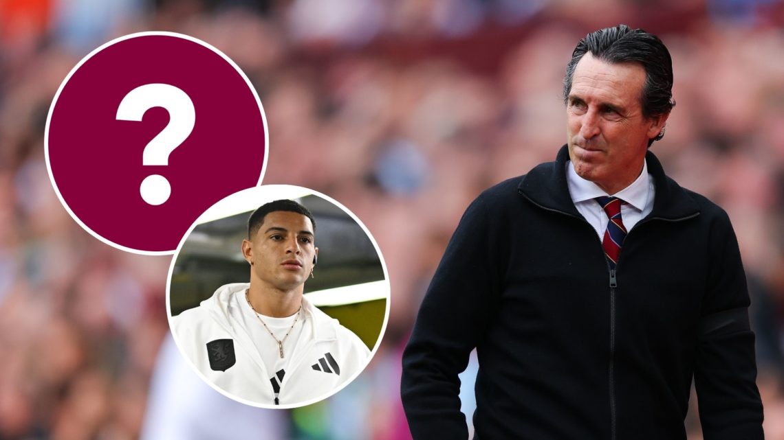 Unai Emery, manager of Aston Villa, looks on during the Premier League match between Aston Villa FC and Wolverhampton Wanderers FC at Villa Park. I...