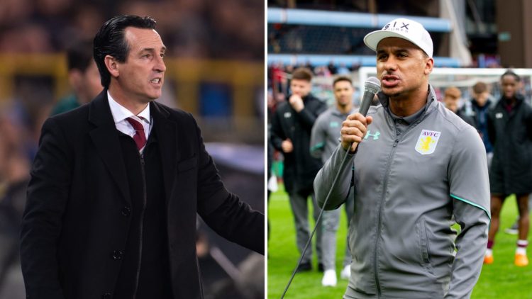 Unai Emery and Gabriel Agbonlahor.