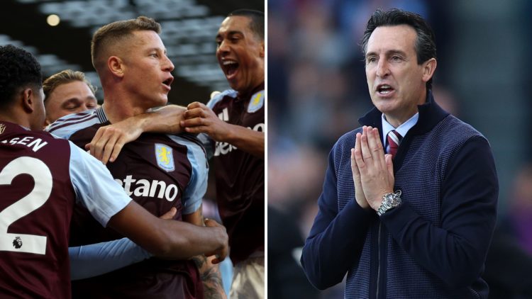 Split image of Ross Barkley and Unai Emery.