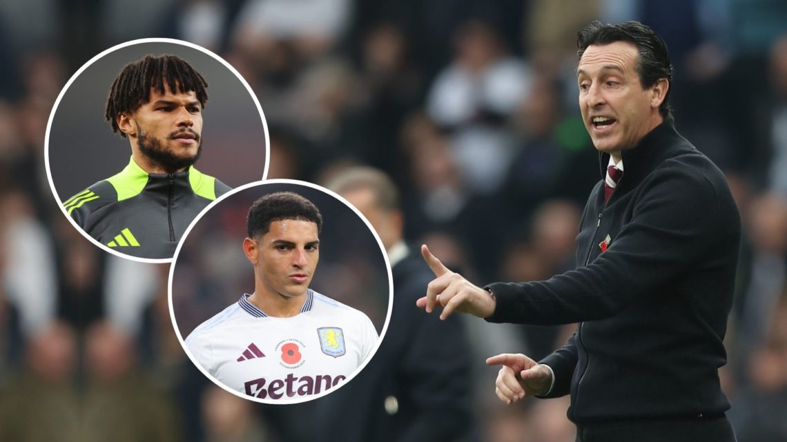 Aston Villa manager Unai Emery during the Premier League match between Tottenham Hotspur FC and Aston Villa FC at Tottenham Hotspur Stadium on Nove...