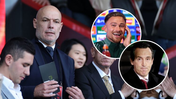 Former referee, now PGMOL Chief Howard Webb watches from the stands during the Premier League match between AFC Bournemouth and Arsenal FC at Vital...